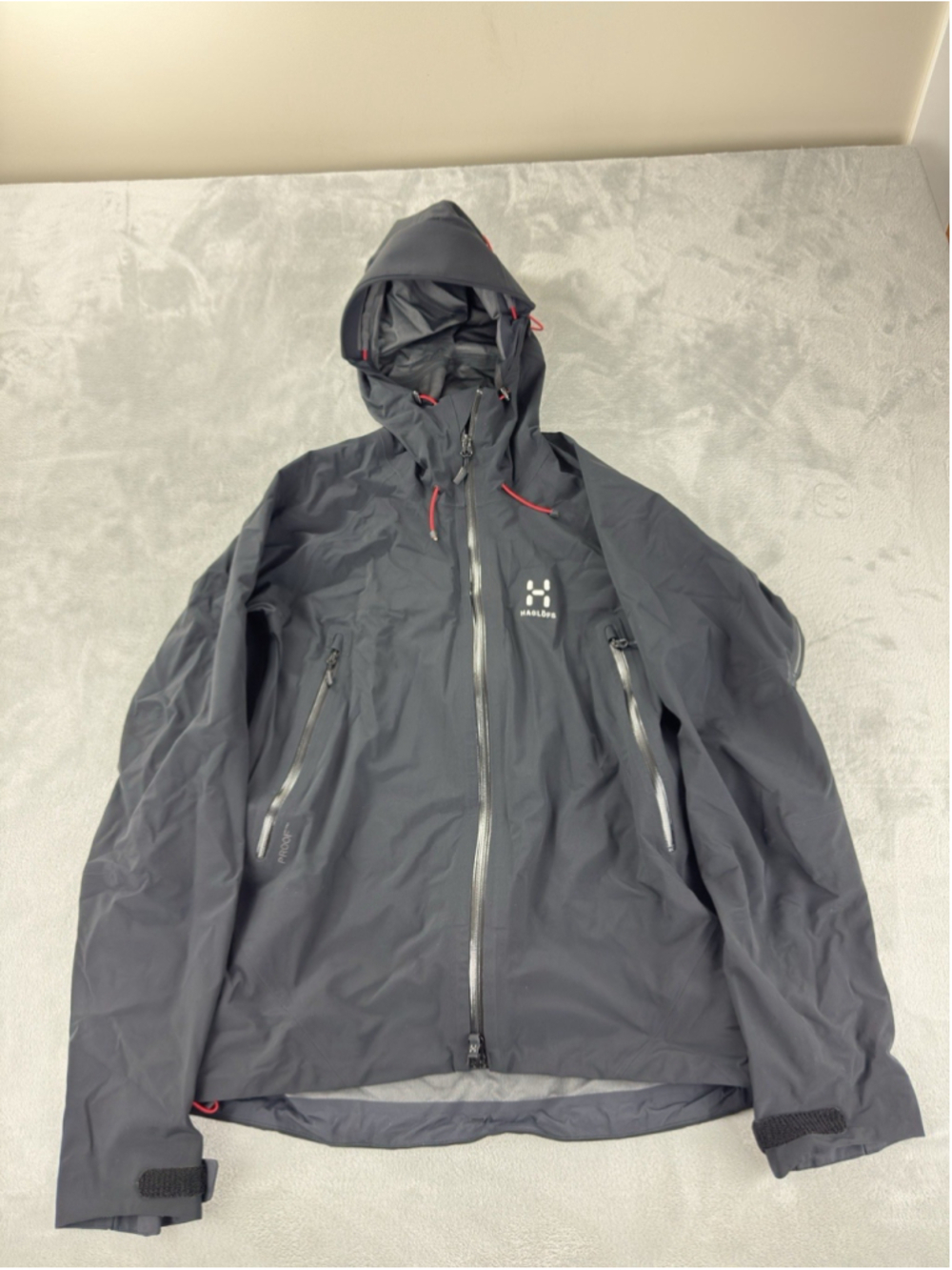 Haglofs Proof Waterproof Black Rocker Jacket Men's Size XS